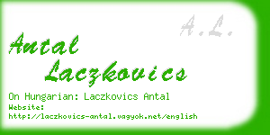 antal laczkovics business card
